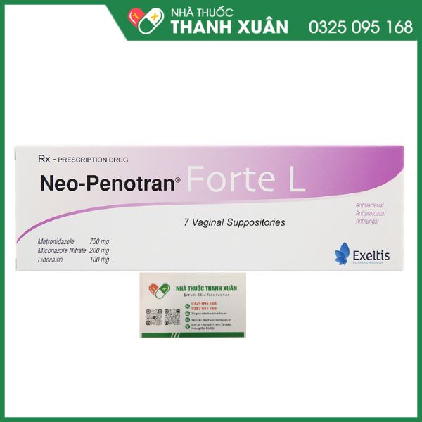 Neo-Penotran Forte L điều trị bệnh nấm candida âm đạo